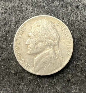 1953 D Jefferson Nickel Circulated Free Shipping - Picture 1 of 2