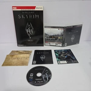 Elder Scrolls V: Skyrim PS3 CIB Eith Mappa Manuale Atlas Guida Ufficiale Testato - Foto 1 di 5