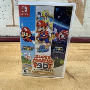 Solo custodia NO GIOCO O MANUALE Super Mario 3D All-Stars Nintendo Switch versione USA - Foto 1 di 3