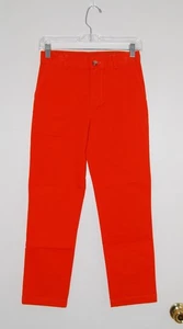 NWOT Vineyard Vines Boys Bright Orange Flat Front Chino Pants sz 12 - Picture 1 of 13