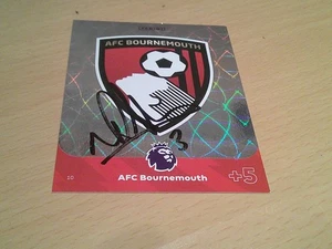 signed bournemouth badge by ex player nat phillips - Picture 1 of 2