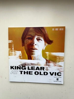 KING LEAR At The Old Vic theatre Programme GLENDA JACKSON - Image 1 of 4