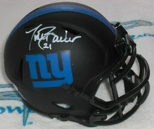MINI CASCO TIKI BARBER FIRMADO NUEVA YORK GIANTS ECLIPSE Virginia J.S.A. Certificado - Imagen 1 de 4