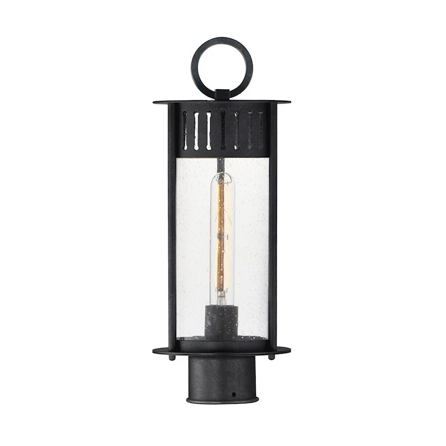 Maxim Lighting Windsor 1 Light Outdoor Post, Black Patina/Seedy - 30630CDBKP - Image 1 of 1