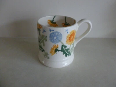 EMMA BRIDGEWATER FLOWER DANDELION 1/2 PINT MUG 1st QUALITY NEW OUT OF PRODUCTION