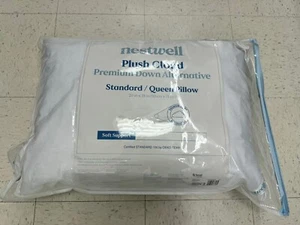 Nestwell Plush Cloud Premium Down Alternative Bed Pillows Standard /Queen