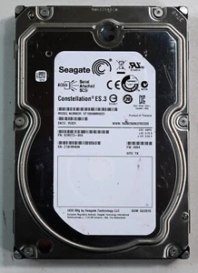 Disco duro SEAGATE SAS 3,5" ST1000NM0023 1 TB conectado en serie SCSI 6 GB/S probado - Imagen 1 de 2