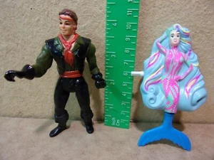 Vintage 1991 Mattel Hook Swashbuckling Peter Pan and mcdonalds mermaid lot - Picture 1 of 9