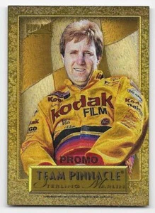 1996 PINNACLE TEAM PINNACLE PROMO Sterling Marlin/Tony Glover #8 - Picture 1 of 2