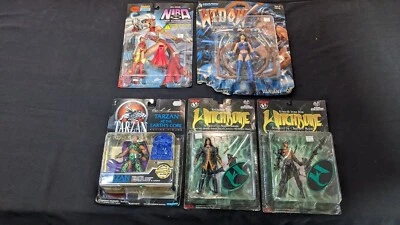 Figuras Skybolt Nira, Witchblade Nottingham & Irons, Tarzan Epic y Avatar Widow Foto 1 de 4