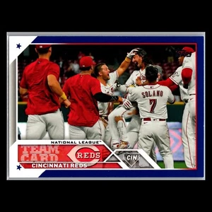2023 Topps Series 2 - #610 Cincinnati Reds Royal Blue - Team Card - Picture 1 of 2