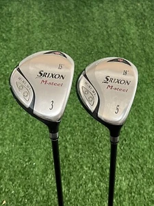 Srixon M-Steel 3+5 Wood Set / 15+18 Deg / Regular Flex / SV-3008 60g Shafts - Picture 1 of 8