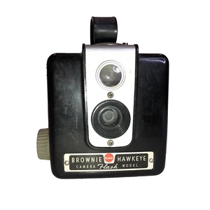 Cámara Kodak Brownie Hawkeye Flash Modelo 1959 Caja Cámara Cuadrada De Colección Sin Probar - Imagen 1 de 11