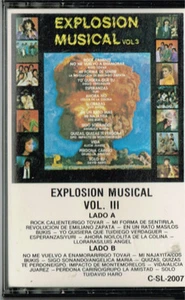 EXPLOSION MUSICAL VOL 3   BRAND NEW-SEALED CASSETTE - Imagen 1 de 1