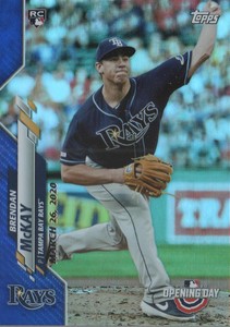 2020 Topps Opening Day Baseball Blue Foil #1 Brendan McKay