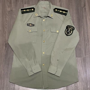Camisa Uniforme Militar Con Insignias Rara Genuina 2011 China PLA TYPE-07 Beijing - Imagen 1 de 12