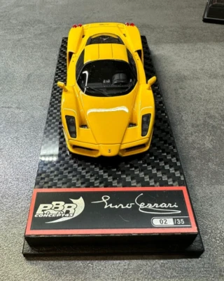 CAR MODEL FERRARI ENZO GIALLO MODENA 1/43 BBR EDIZIONE LIMITATA 02/35 - Immagine 1 di 4