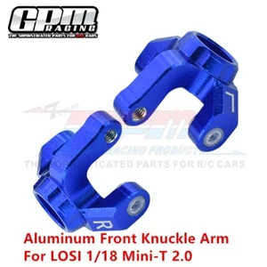 GPM Aluminum Front Knuckle Arm For LOSI 1/18 Mini-T 2.0 2WD Stadium Truck RTR - Picture 1 of 11