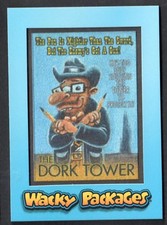 WACKY PACKAGES GO TO THE MOVIES Topps 2018 PATCH CARD #MP6 DORK TOWER (#13/99)