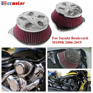 Filtro de admisión de filtro de aire doble Big Sucker para 06-19 Suzuki Boulevard M109R M109 - Imagen 1 de 10