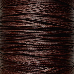 Brown Waxed Nylon Cord 5m - 50m Strong Jewellery Thread Bracelet 1mm 1.5mm & 2mm - Picture 1 of 2