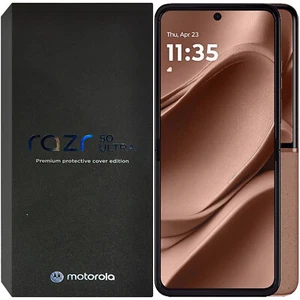 Motorola Razr 50 Ultra 5G Mocha Mousse 512GB + 12GB Dual-SIM Unlocked NEW - Picture 1 of 6