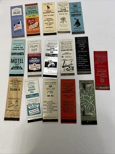 Vintage Matchbook Covers MOTELS  Kansas Lot of 16 - Picture 1 of 7