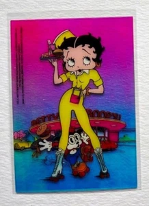 1996 Krome Betty Boop The Pinups CC-1 Chromium Clear Insert chase card NM - Picture 1 of 2