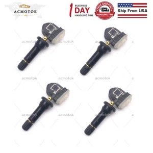 Tire Pressure Sensors TPMS Set of (4) New For GM 23445327 One Year Warranty - Picture 1 of 8