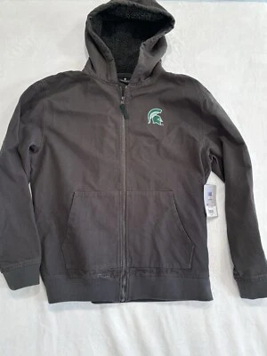 Michigan State Spartans NWT Colosseum Heavy coat, Size L, Charcoal, 2G248 - Image 1 of 4