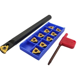 SNR0013M16 Lathe Internal Threading Boring Bar Turning Tool Holder +16IR AG60 - Picture 1 of 8