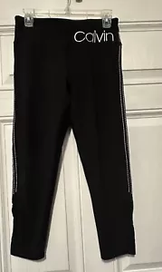 Calvin Klein Damen Performance Leggings Größe L Quick Dry Schwarz - Bild 1 von 10