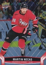 2023/24 TIM HORTONS..MARTIN NECAS..CARD # 67..HURRICANES..FREE COMBINED SHIP