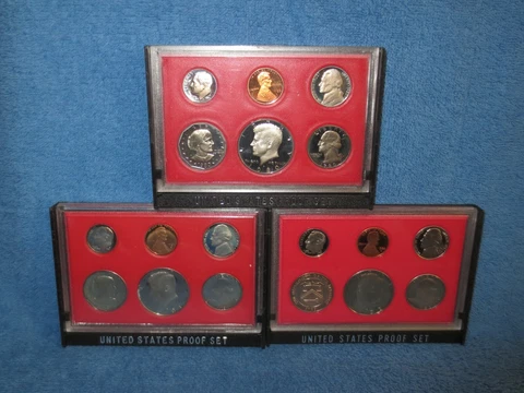 1980-S, 1981-S and 1982-S Proof Sets Cover