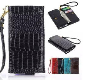 Mobile phone purse / High quality crocodile effect / max phone size 5.5 inch - Picture 1 of 16