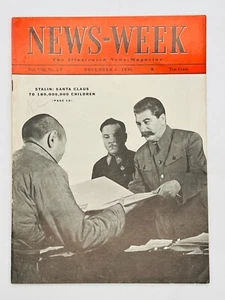 1936 Newsweek December 5, 1936 Stalin , Lucky Strike Smoking Santa Clause RARE - Picture 1 of 14