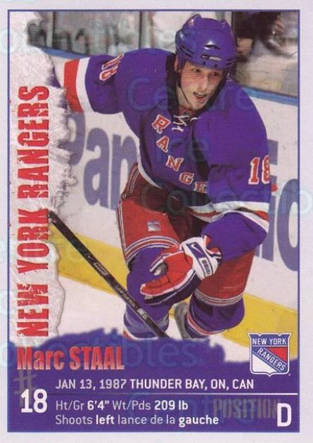 2009-10 Panini Stickers #96 Marc Staal - Image 1 of 1