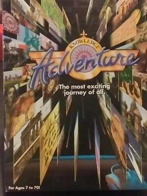 Knowledge. Adventure. Exciting. 8 IBM PC Game 3.5 Disks w/ Original Paperwork - Image 1 of 4