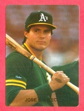 ORIGINAL 1989 PREVIEW by ROB BRODER (BB) Jose Canseco OAKLAND A's CARD #6 HOF'er