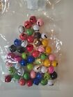 50pcs Coloured Jingle Bells, Craft Baby Montessori Cats Dogs Musical Instrument 