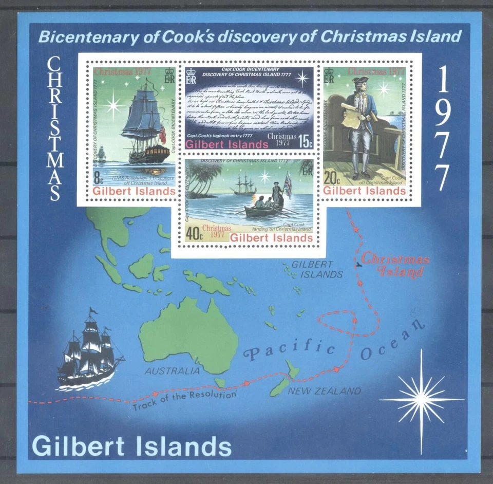 (880068) 地图、船舶,James Cook、Gilbert & Ellice — 第 1/1 张图片