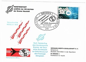 Bund Raketenpost HOG3 MiNr.: 775 Sonderstempel Bremen  - Bild 1 von 1