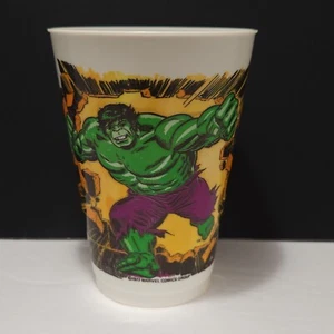 The Incredible Hulk Plastic Cup Marvel Comics Vintage 1977 Bruce Banner Romita - Picture 1 of 11