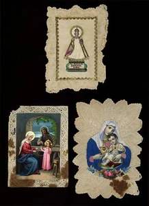 santini spitzen - Heilige Karten Spitze - Canivets - Spitzenbilder LOT Nr.612 - Bild 1 von 1