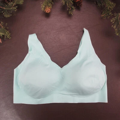 Sujetador Secret Treasures M Gris Acolchado Inalámbrico Cierre Ajustable Trasero Foto 1 de 4