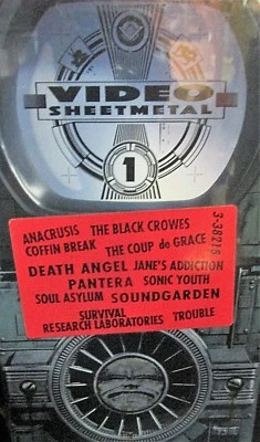 Video Sheet Metal ROCK MUSIC-  NEW! RARE! VHS, PANTERA, DEATH ANGEL,SOUL ASYLUM, - Image 1 of 4