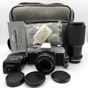 Kit de cámara Minolta X-370 35 mm película SLR con lente de 50 mm OEM, probado y funcionando - Imagen 1 de 17