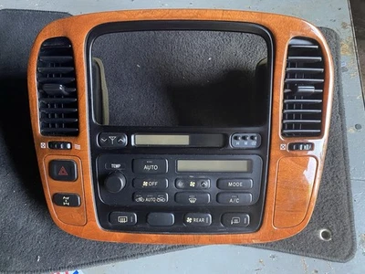 98-02 LEXUS LX470 LAND CRUISER AIRE ACONDICIONADO DELANTERO CLIMATIZADOR MADERA GRANO OEM  Foto 1 de 4