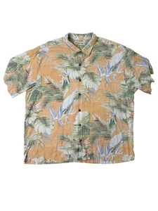 Tommy Bahama Silk Floral Hawaiian Camp Shirt Button Up Short SleeveTropical 2XL - Picture 1 of 11