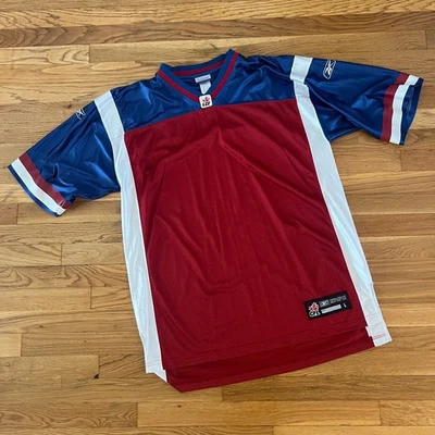 Montreal Alouettes Vintage CFL Canadian Jersey Blank Reebok - Men's Large - Image 1 of 4